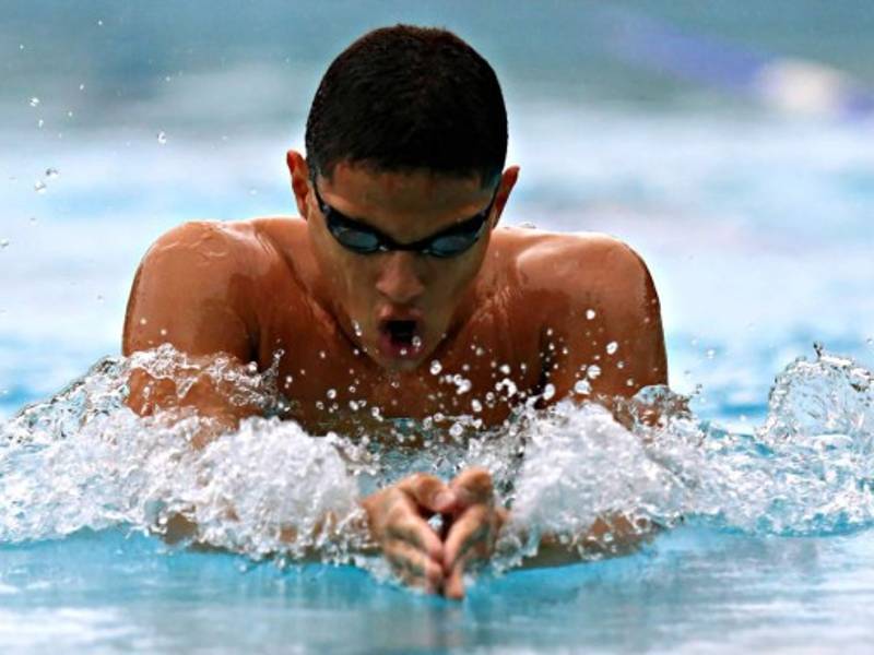 Jesús Flores se ha preparado para participar en el Mundial de Piscina Corta en Catar. Foto: Jordan Perdomo.