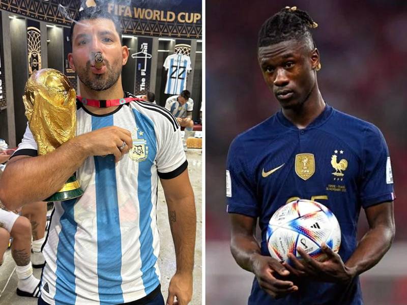 Sergio ‘El Kun’ Agüero le dedicó un feo insulto al jugador francés del Real Madrid, Eduardo Camavinga.