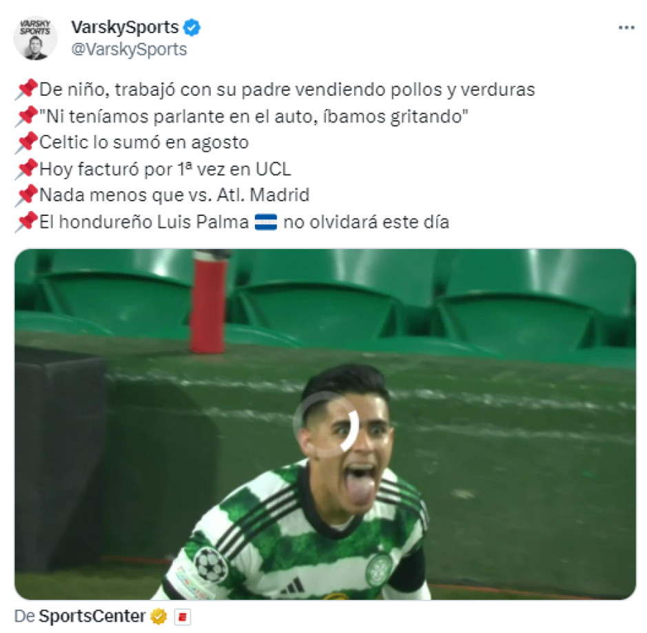 El gol de Palma le dio la vuelta al mundo. 