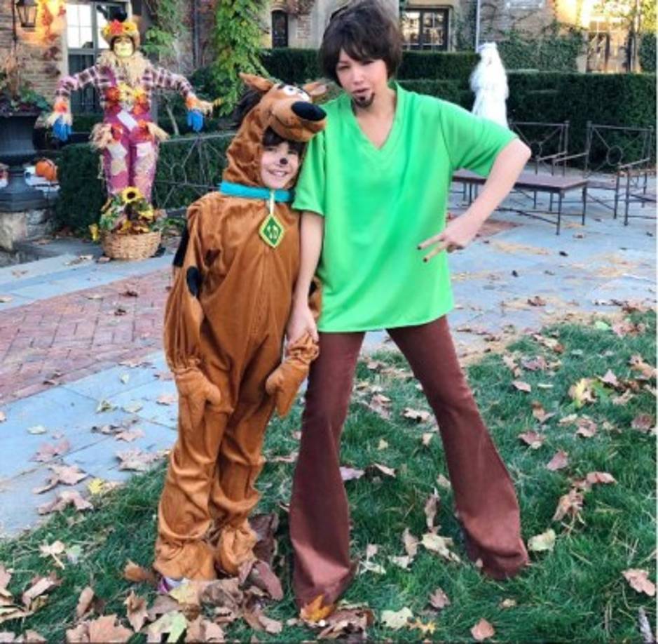 Thalía y su hija se vistieron como los personajes de 'Scooby-Doo'.
