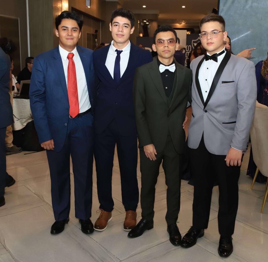 Juan Matamoros, Randy Rivera, Millan Galo y Gabriel Maldonado