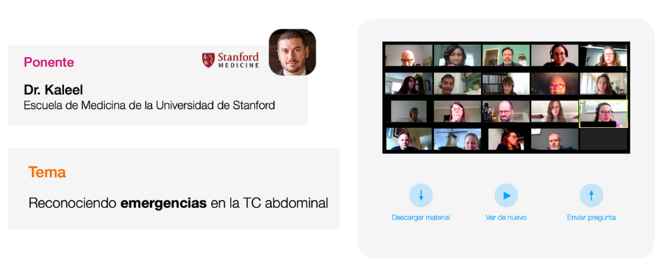 Ponencia impartida por Dr. Kaleel, co-fundador y profesor adjunto de la Universidad de Stanford.