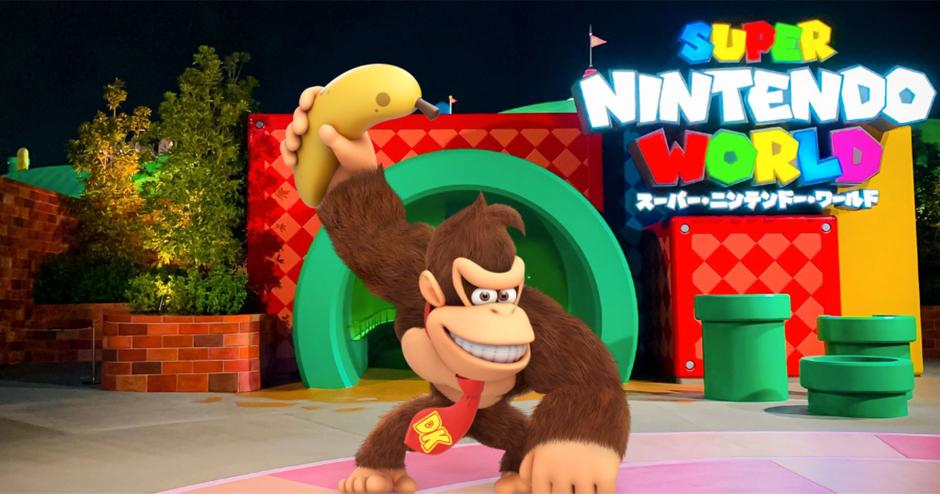 El parque temático de Nintendo incorporará un área de Donkey Kong para 2024