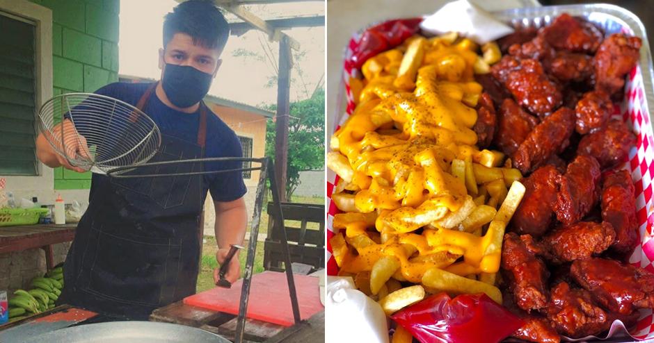Joven hondureño se vuelve viral con su venta de comida a domicilio en Villanueva