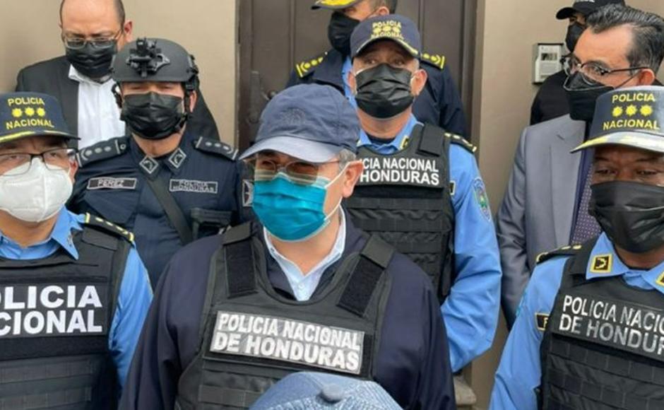 Ya están en Honduras pruebas de la justicia estadounidense contra Juan Orlando Hernández