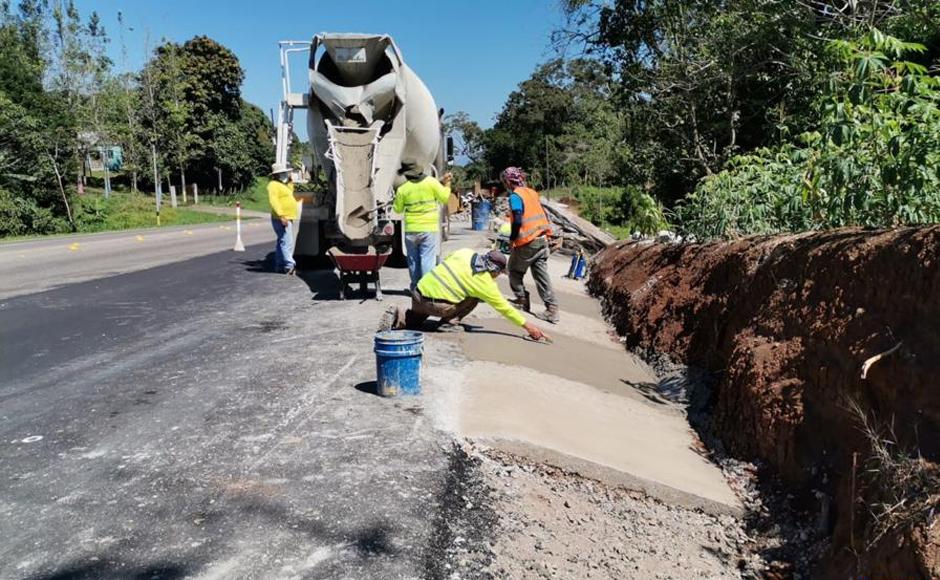 Reconstrucción del sistema de drenaje en el tramo Taulabé – Santa Cruz de Yojoa.