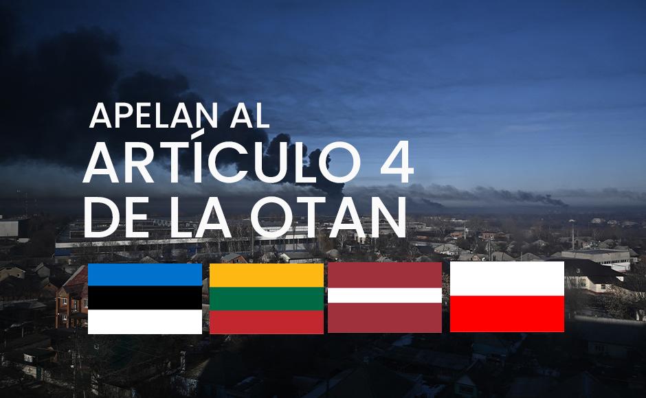 Los paises bálticos apelan al artículo 4 de la OTAN y alertan contra la desinformación rusa