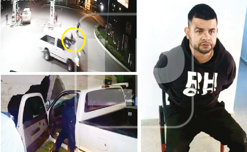 Ebrio estaba conductor que embistió a policía en una gasolinera en Taulabé