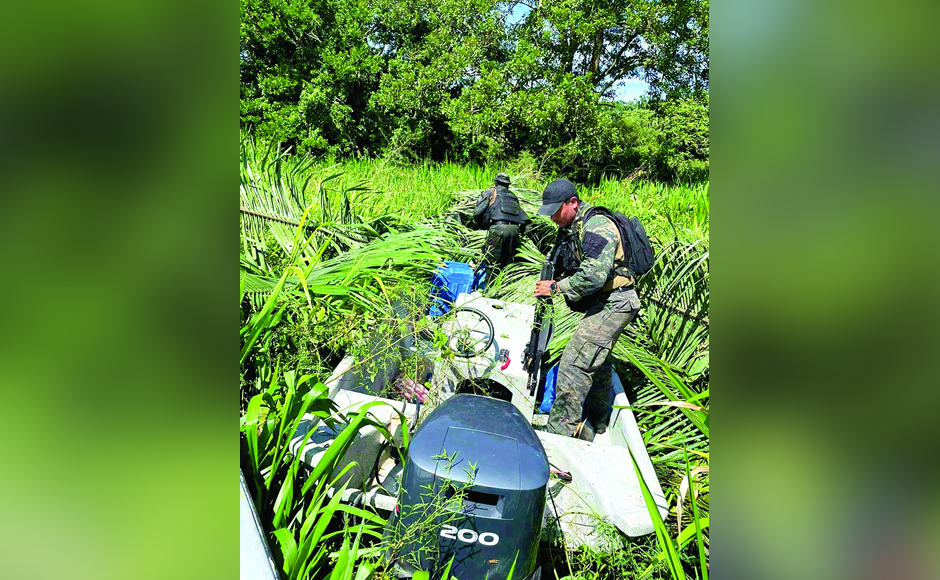 Siete capturados en lanchas cargadas de cocaína que venían de La Mosquitia