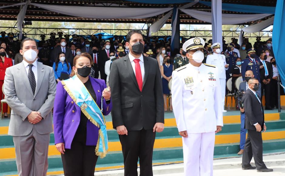 El Jefe del Estado Mayor Conjunto, José Jorge Fortín Aguilar, realizó la presentación de tropas a la presidenta Xiomara Castro.