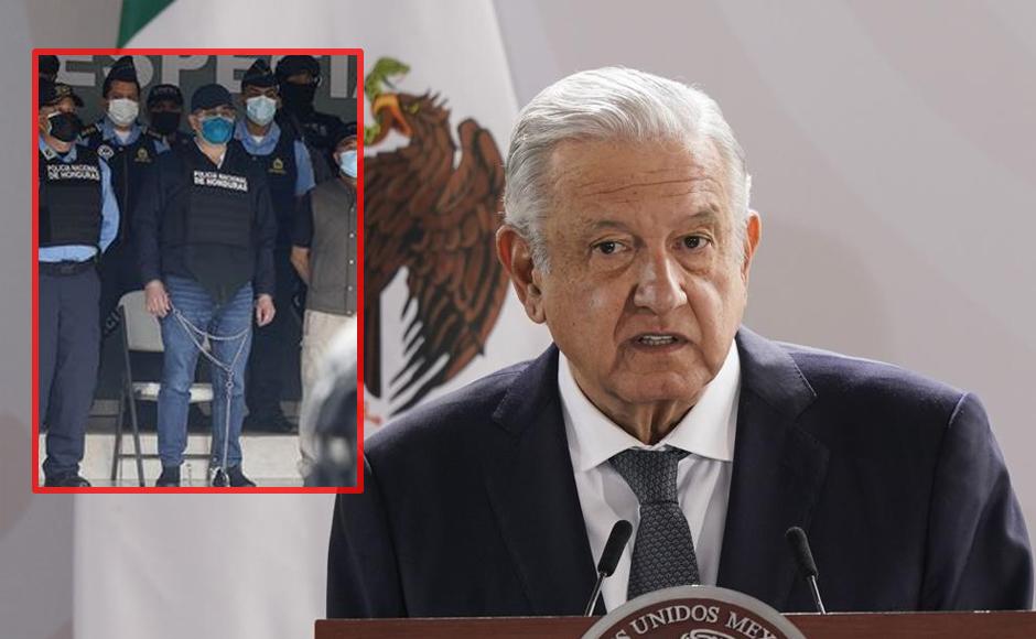 López Obrador considera que se violaron DDHH durante arresto de Juan Orlando Hernández