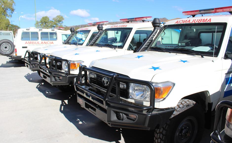 Honduras: distribuyen 47 ambulancias a red primaria y secundaria de salud