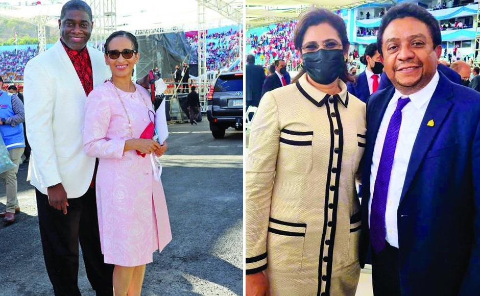 Elegancia y glamurderrochan los invitados a la toma de posesión de Xiomara Castro