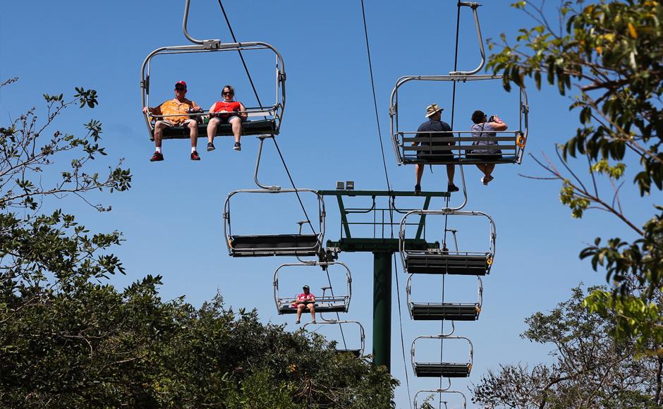 Familias enteras se han desplazado para disfrutar del Feriadón 2021.