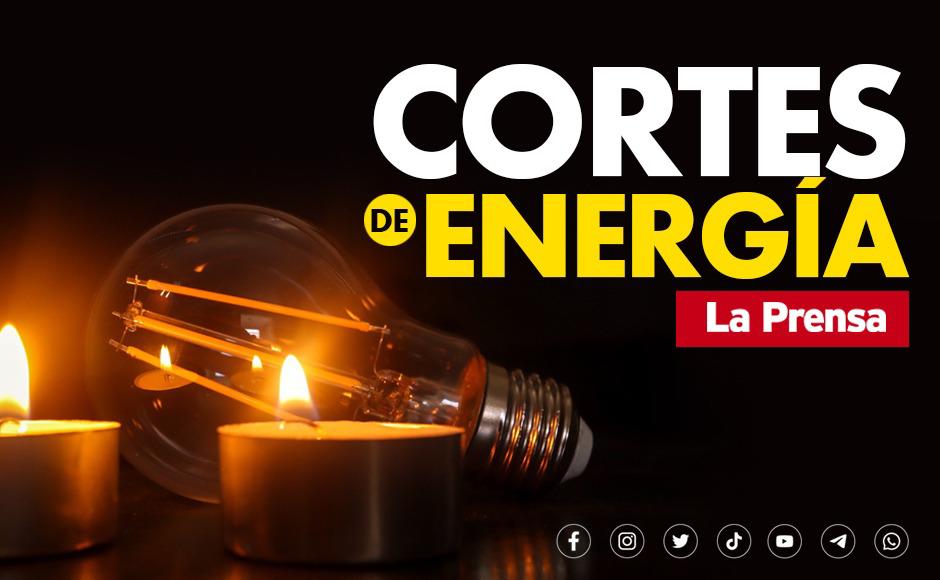 Sectores sin energía eléctrica este jueves 18 de julio en Honduras