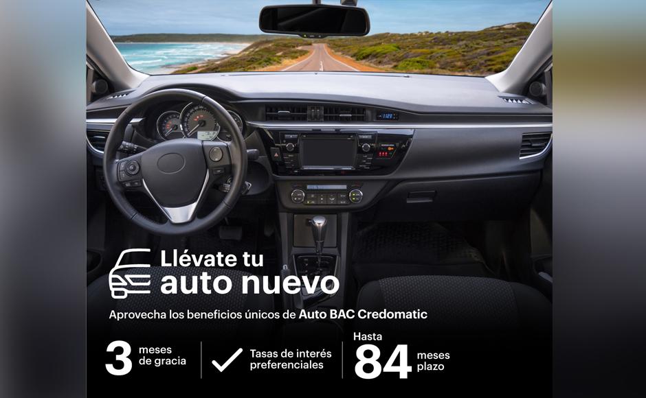 Llévate tu auto nuevo con BAC Credomatic