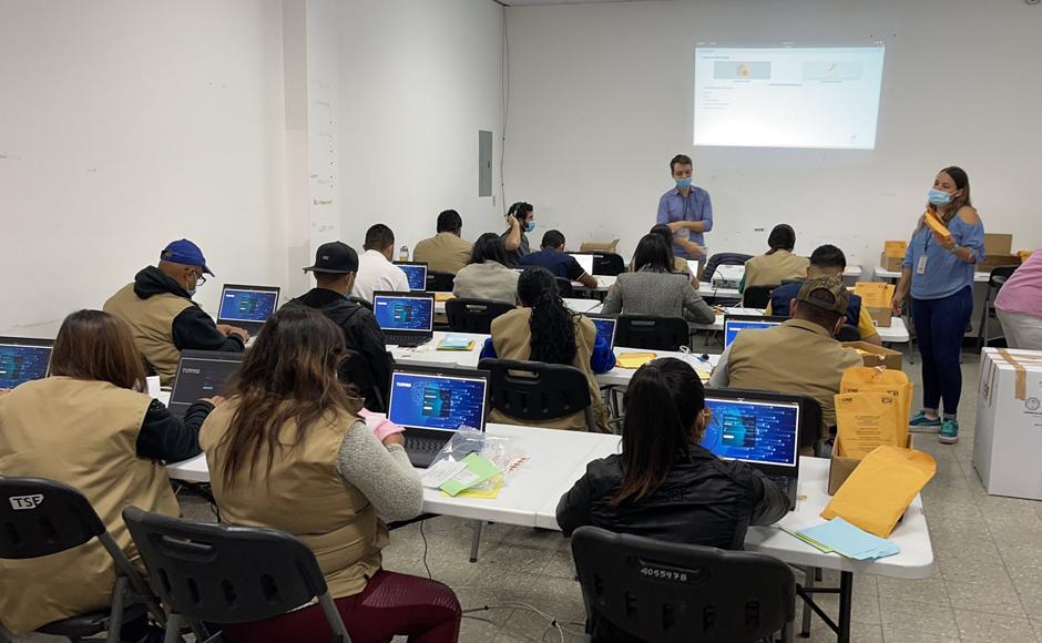 El escrutinio continúa avanzando en la capital hondureña.