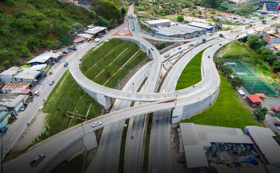 Paso a desnivel Juan Manuel Gálvez, Tegucigalpa.