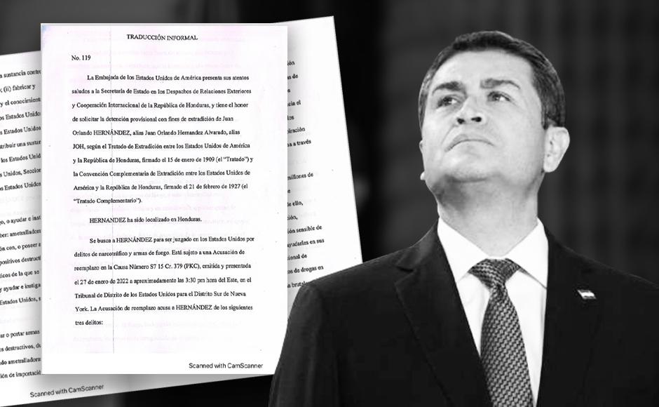 Se revelan cargos de EEUU e historial que vinculan a Juan Orlando Hernández con el narcotráfico