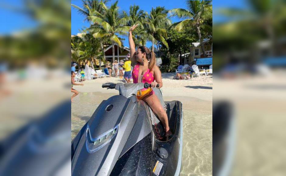 A Angie Peña le gustaban los desafíos con las motos acuáticas en mar abierto