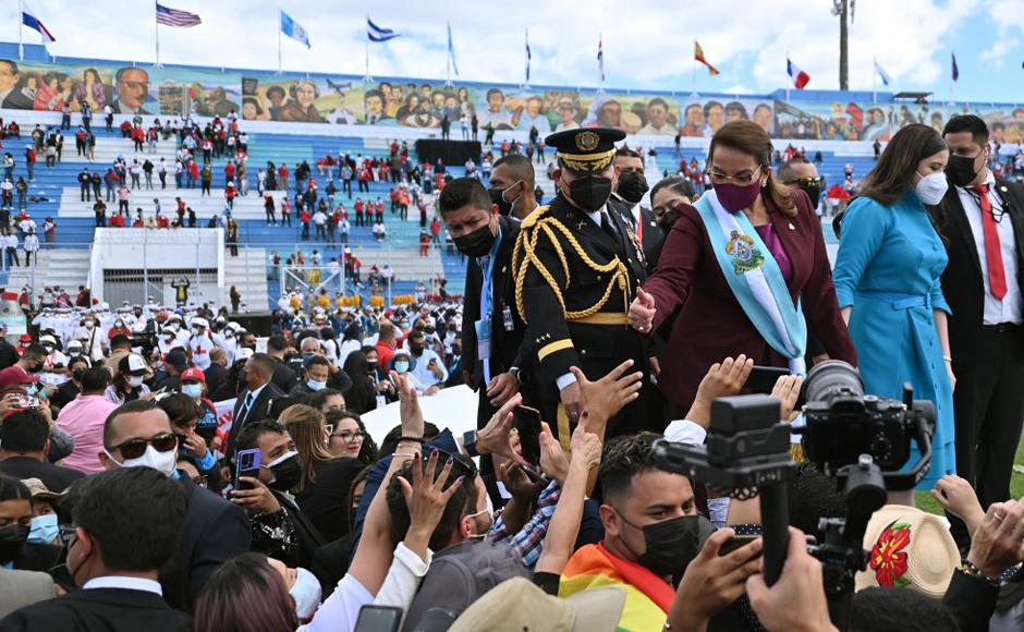 Xiomara Castro promete “no más narcotráfico ni crimen organizado” en Honduras