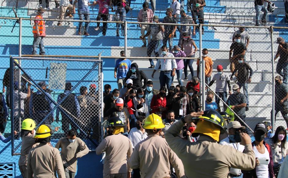 Realizan simulacro de emergencias en el Nacional previo a toma de posesión