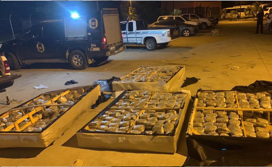 Los paquetes encontrados por equipos de la Atic.