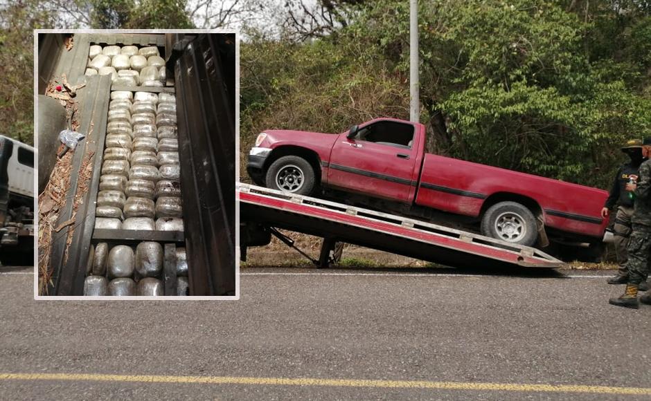 Hallan más de 300 libras de marihuana en una caleta de vehículo