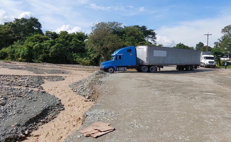 Habilitan paso para la aduana El Poy tras daños por crecida del río Marchala