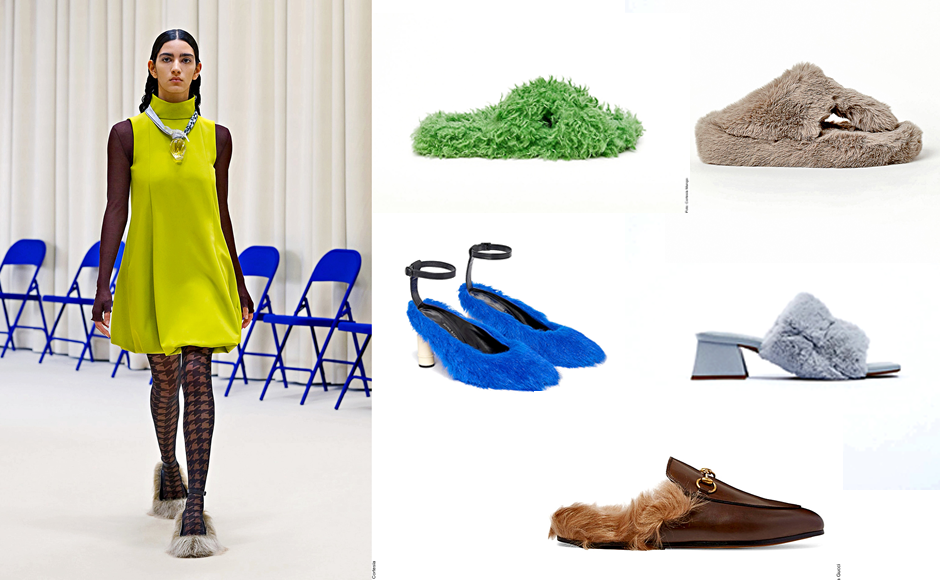 ¡Vivan los zapatos peludos!, el capricho en calzado de este 2022
