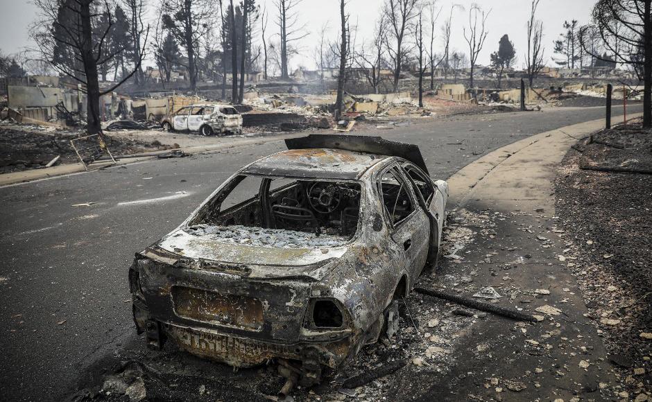 La nieve apaga incendios que devastaron Colorado