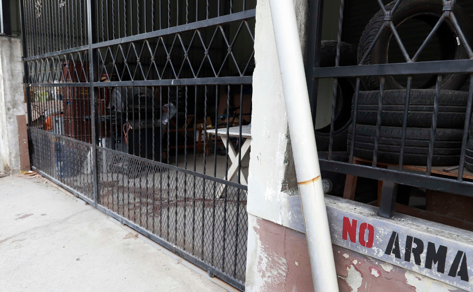 $!Establecimiento donde 13 personas fueron atacadas a tiros por supuestos miembros de la Pandilla 18 mientras departían.