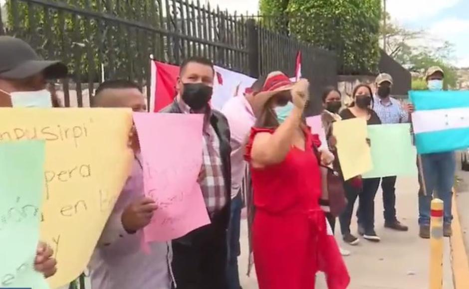 Pobladores de Duyure y Wampusirpi protestan y piden rápida resolución a la CSJ