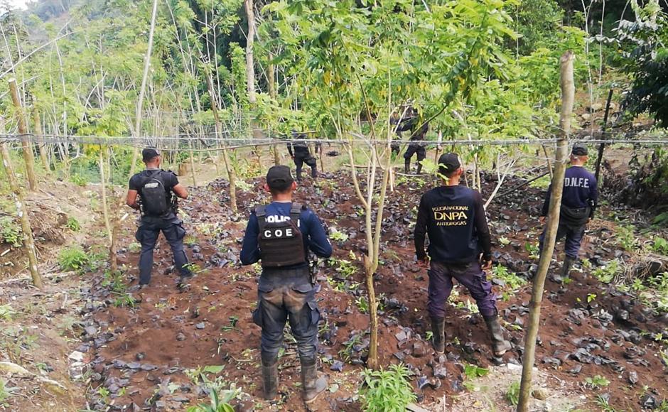 Los agentes decomisaron a tres hombres, quienes tenían cuatro armas y 40,000 lempiras.