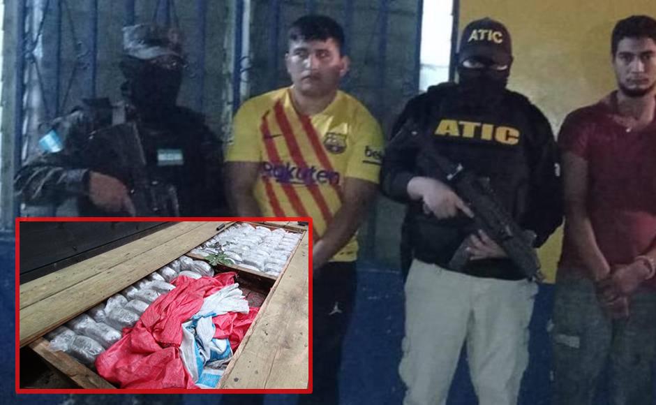 A prisión los capturados con cargamento de marihuana en Choluteca