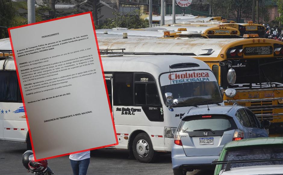 Transportistas suspenden protestas tras 9 horas de paralización