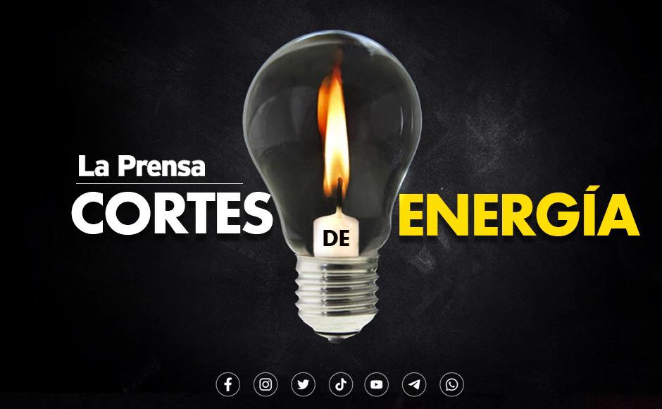 Cortes de energía eléctrica este domingo 1 de septiembre en Honduras