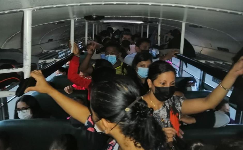 Van más de 160 conductores de buses sancionados en este Feriado Morazánico