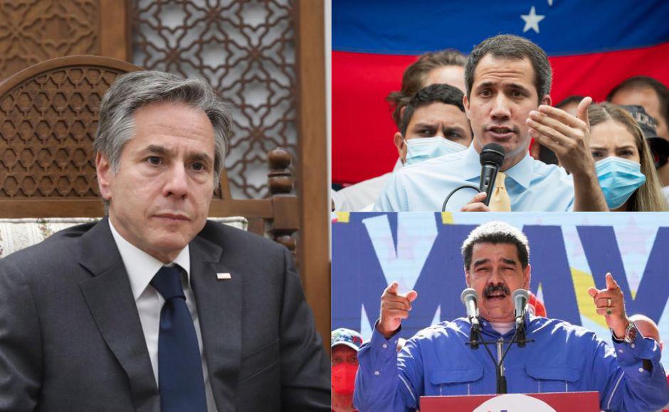 EEUU reitera a Guaidó la importancia de retomar negociaciones con Maduro