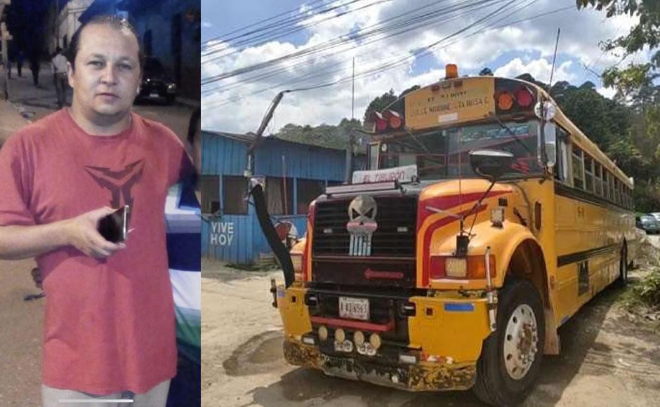 Ultiman a conductor de bus en Copán