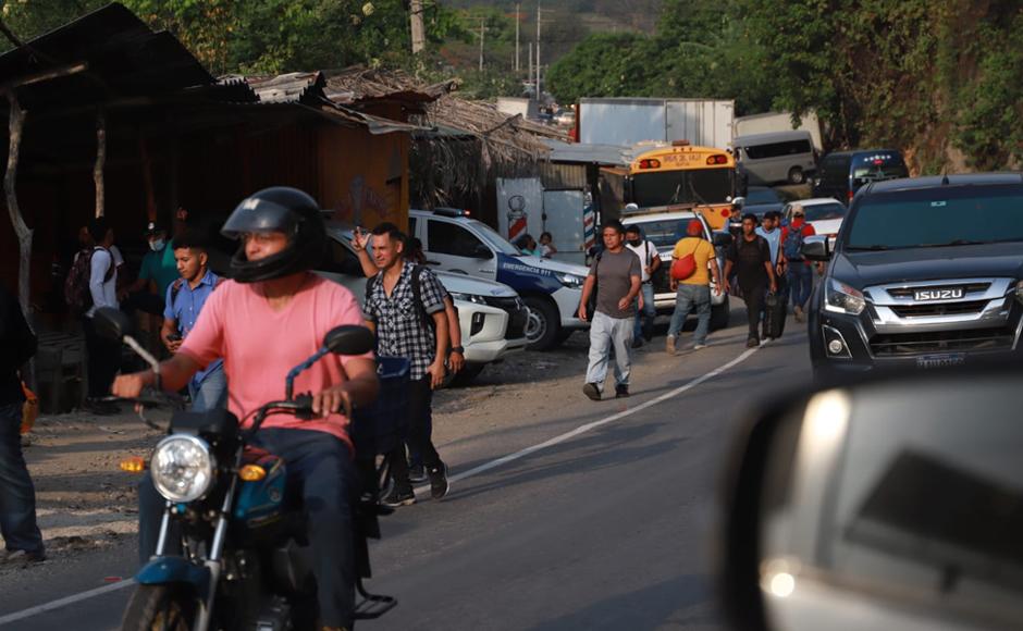 Se realizan tomas en diferentes carreteras de Honduras