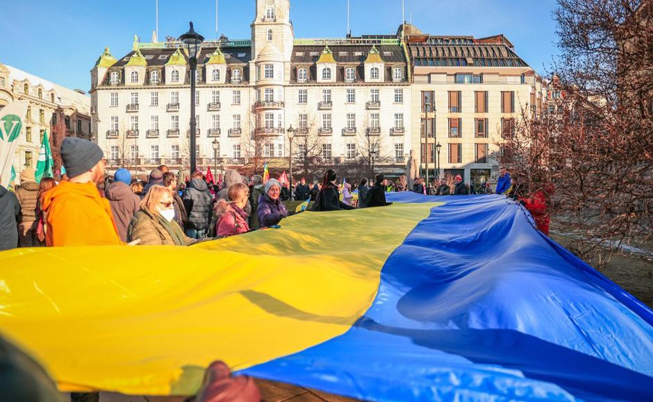 Solidaridad con Ucrania en las calles de todo el mundo