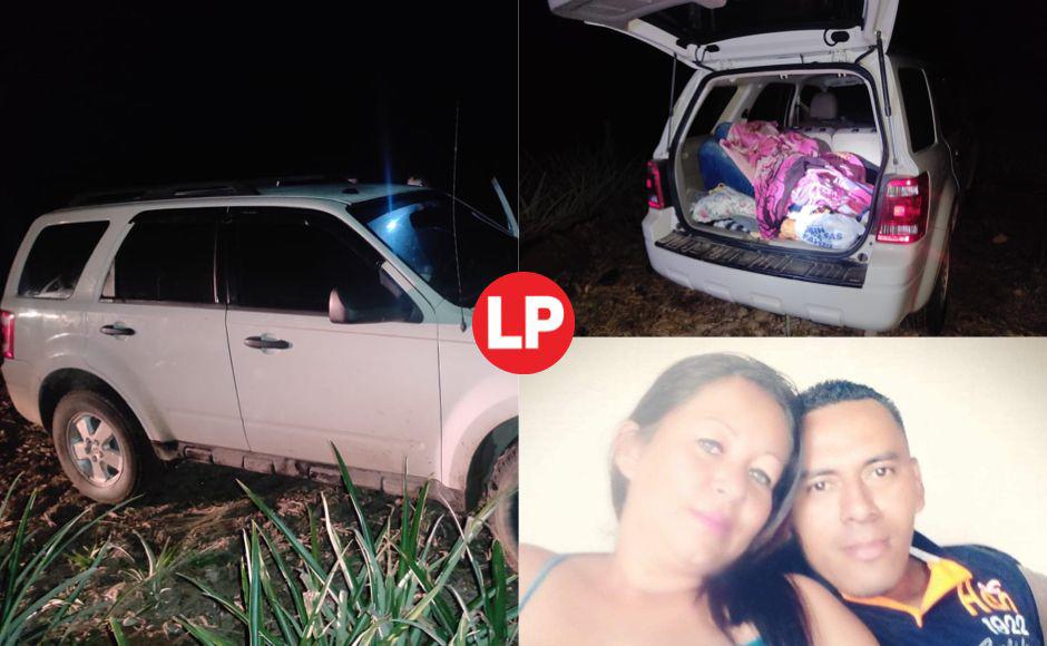 Rosibel Soto y Carlos Roberto Castro, pareja asesinada, fueron encontrados durante la noche de ayer miércoles en una plantación de piñas en El Porvenir, Atlántida. 