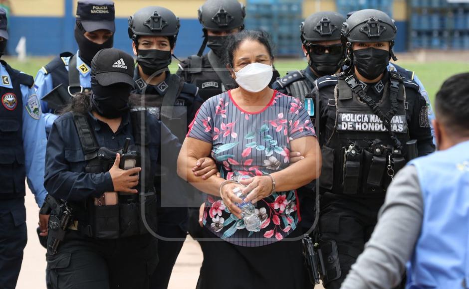 Herlinda Bobadilla y tres sicarios que daban protección, los capturados en Colón