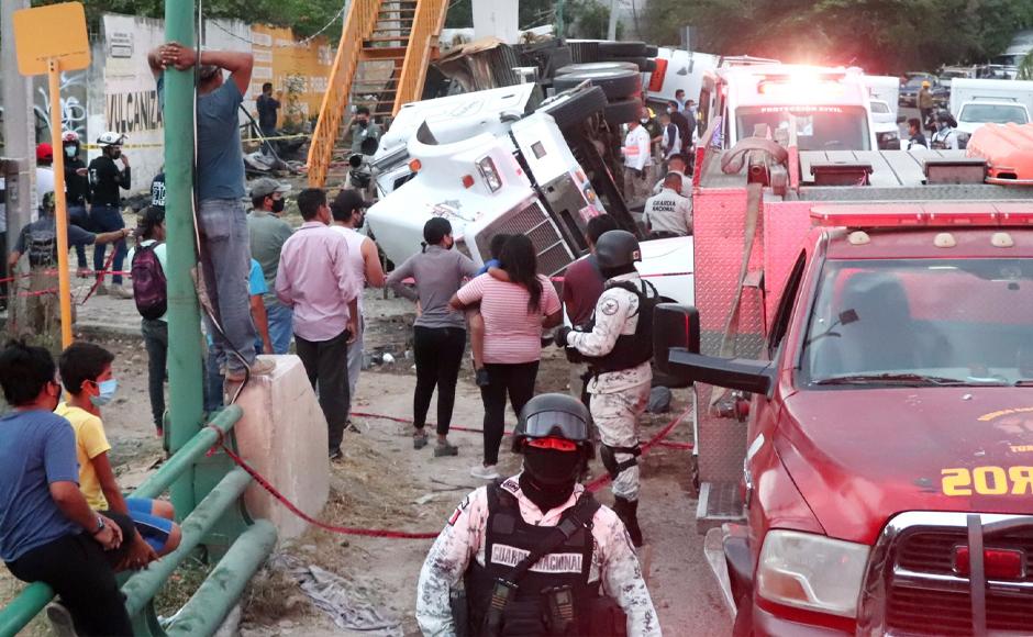 De cinco nacionalidades son los migrantes accidentados en México