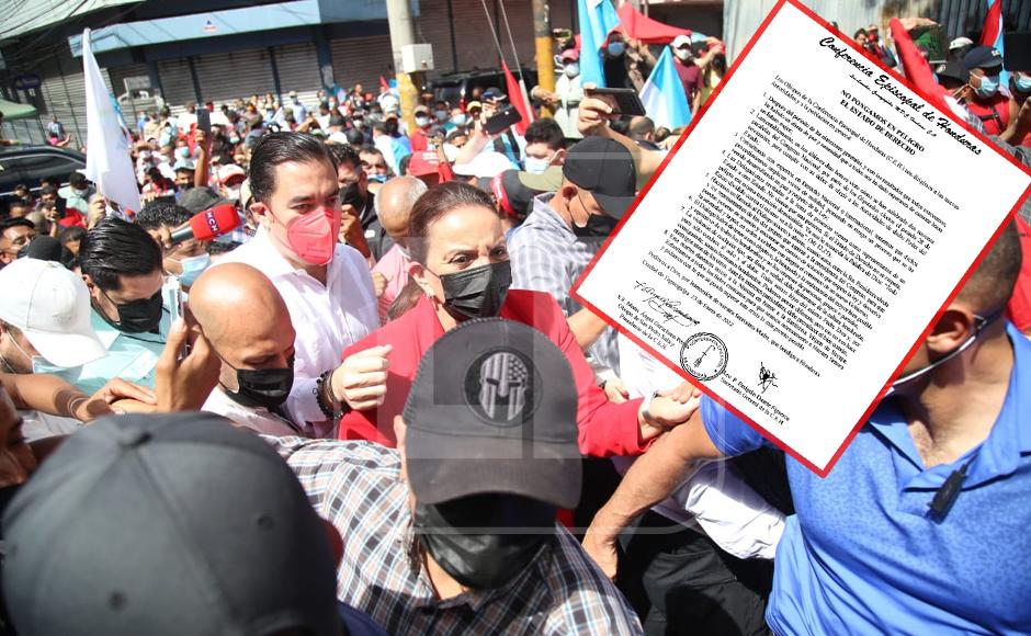Conferencia Episcopal pide un diálogo entre Xiomara Castro e involucrados en elección de directivas