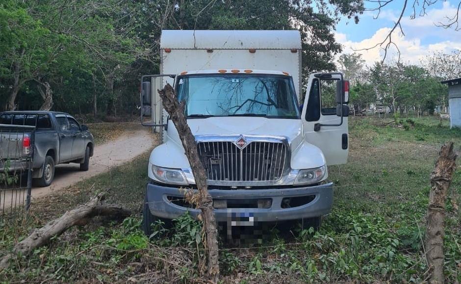 Recuperan vehículo con mercadería valorada en 800,000 lempiras
