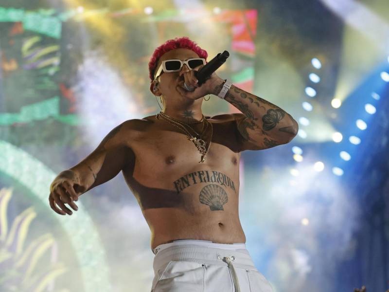 El cantante colombiano Beéle en un concierto en el festival Megaland, en Bogotá (Colombia). Beéle lidera con 10 nominaciones los Premios Tu Música Urbano 2026, que se llevarán a cabo el 4 de junio en el Coca-Cola Music Hall, en San Juan, y donde se reconocerá lo mejor de la música urbana en 36 categorías.