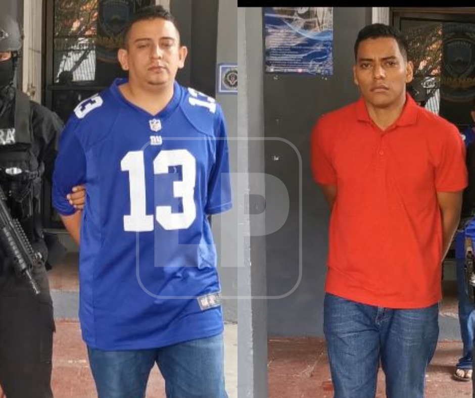 Capturan dos supuestos miembros de la MS-13 en la colonia Suazo Córdoba de San Pedro Sula