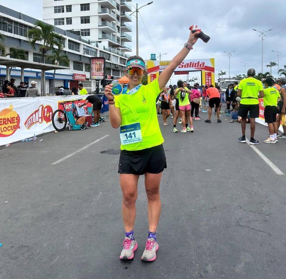 Zu Romero ha entrenado intensamente para enfrentar las exigencias del ascenso de ocho cimas consecutivas.